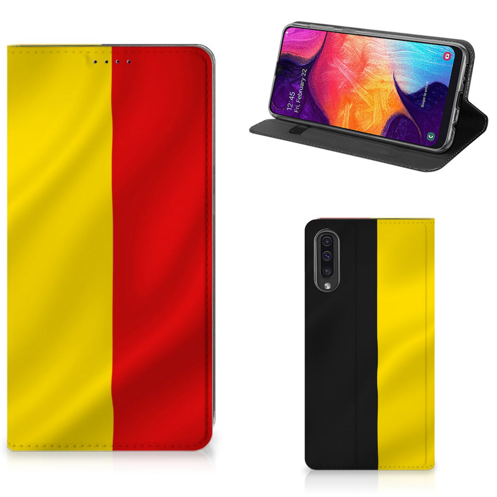 Samsung Galaxy A50 Standcase Belgische Vlag