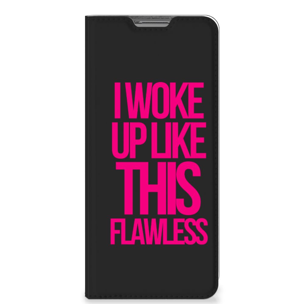 OPPO Find X5 Hoesje met tekst Woke Up - Origineel Cadeau Zelf Maken