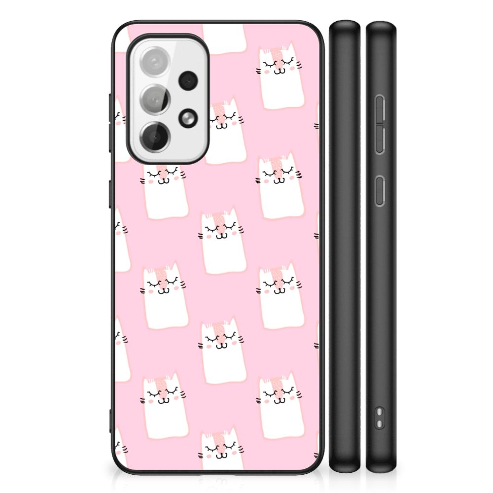 Samsung Galaxy A73 Dierenprint Telefoonhoesje Sleeping Cats B2C Telecom