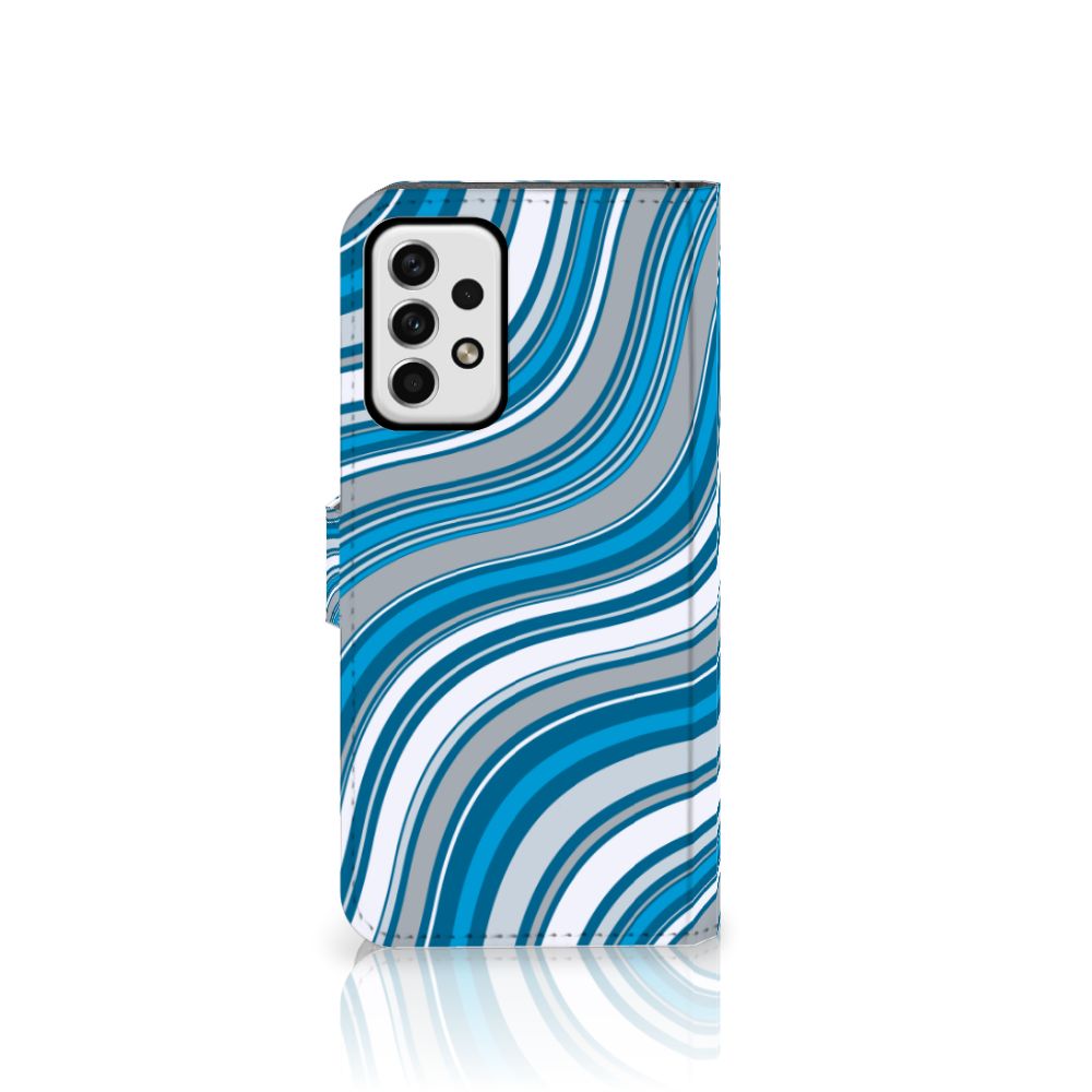 Samsung Galaxy A23 Telefoon Hoesje Waves Blue