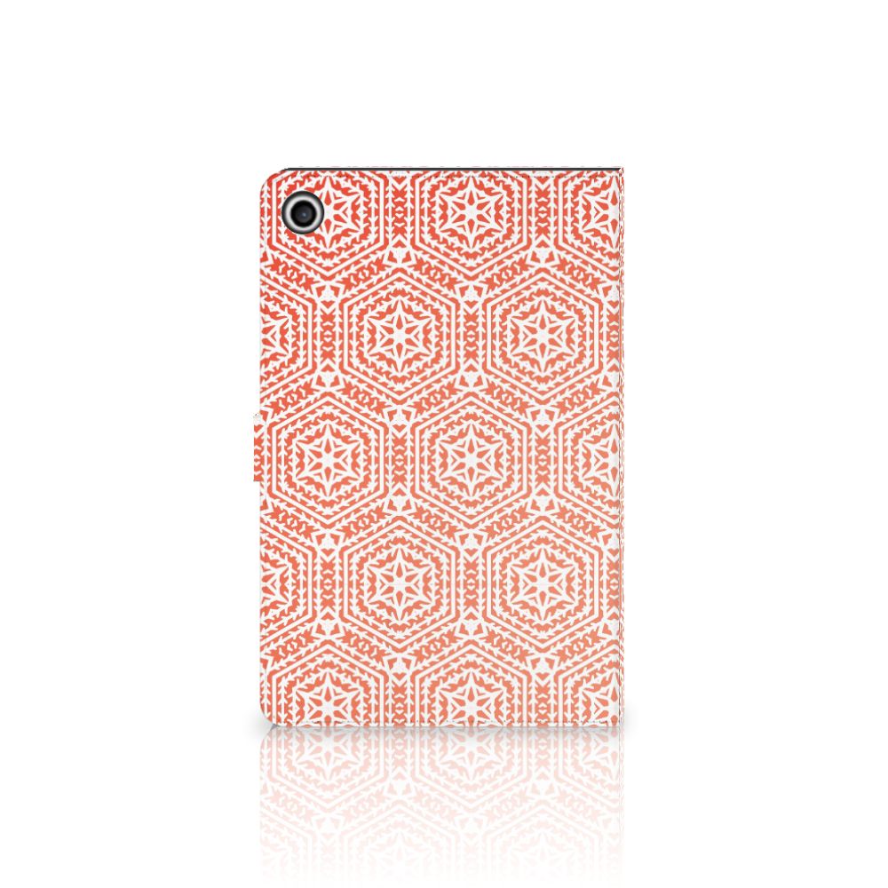 Lenovo Tab M10 Plus 3rd Gen 10.6 inch Tablet Hoes Pattern Orange
