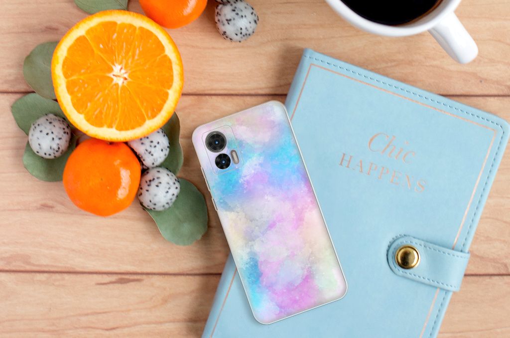 Hoesje maken Motorola Edge 30 Neo Watercolor Light B2C Telecom