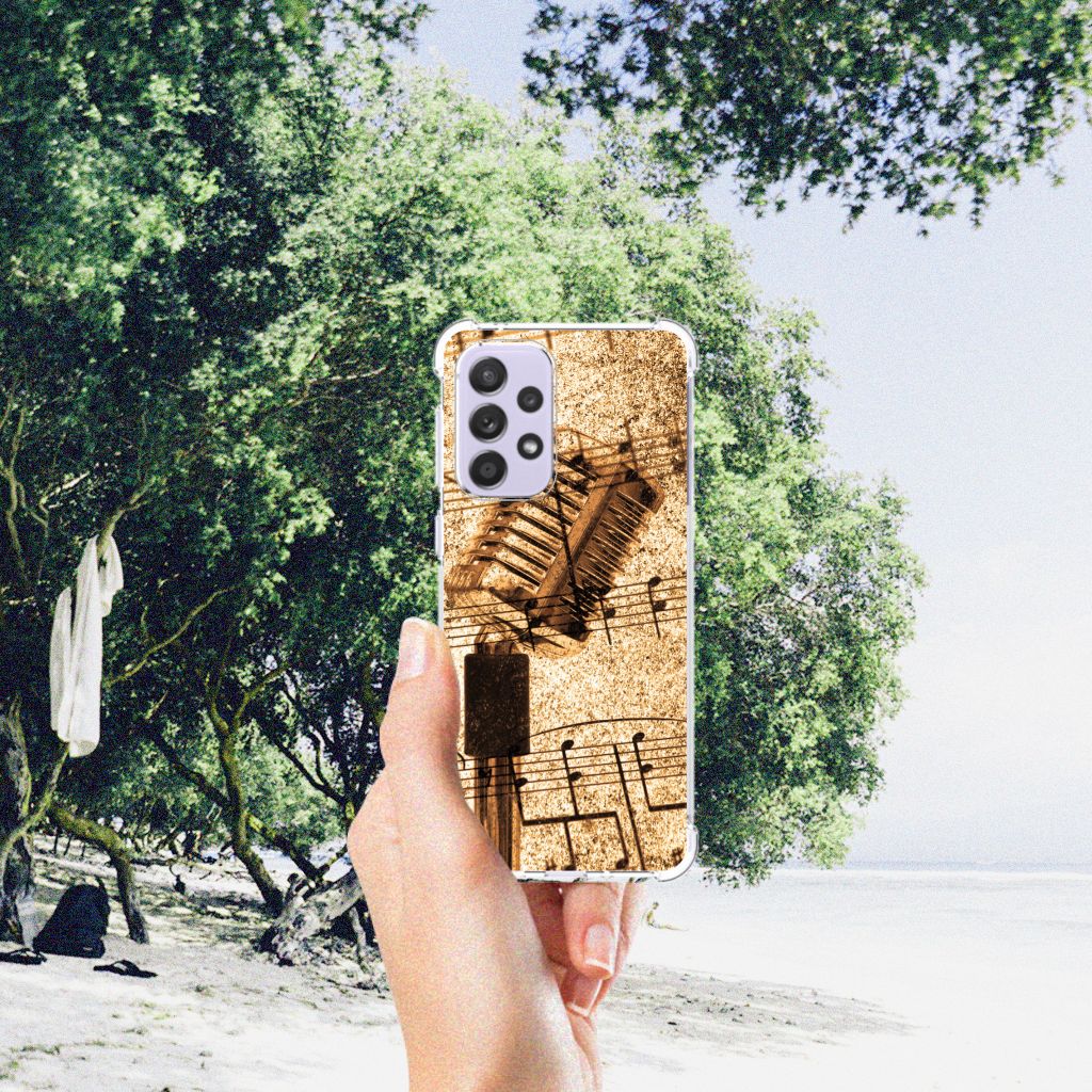 Samsung Galaxy A33 Anti-shock Hoesje met foto Bladmuziek B2C Telecom
