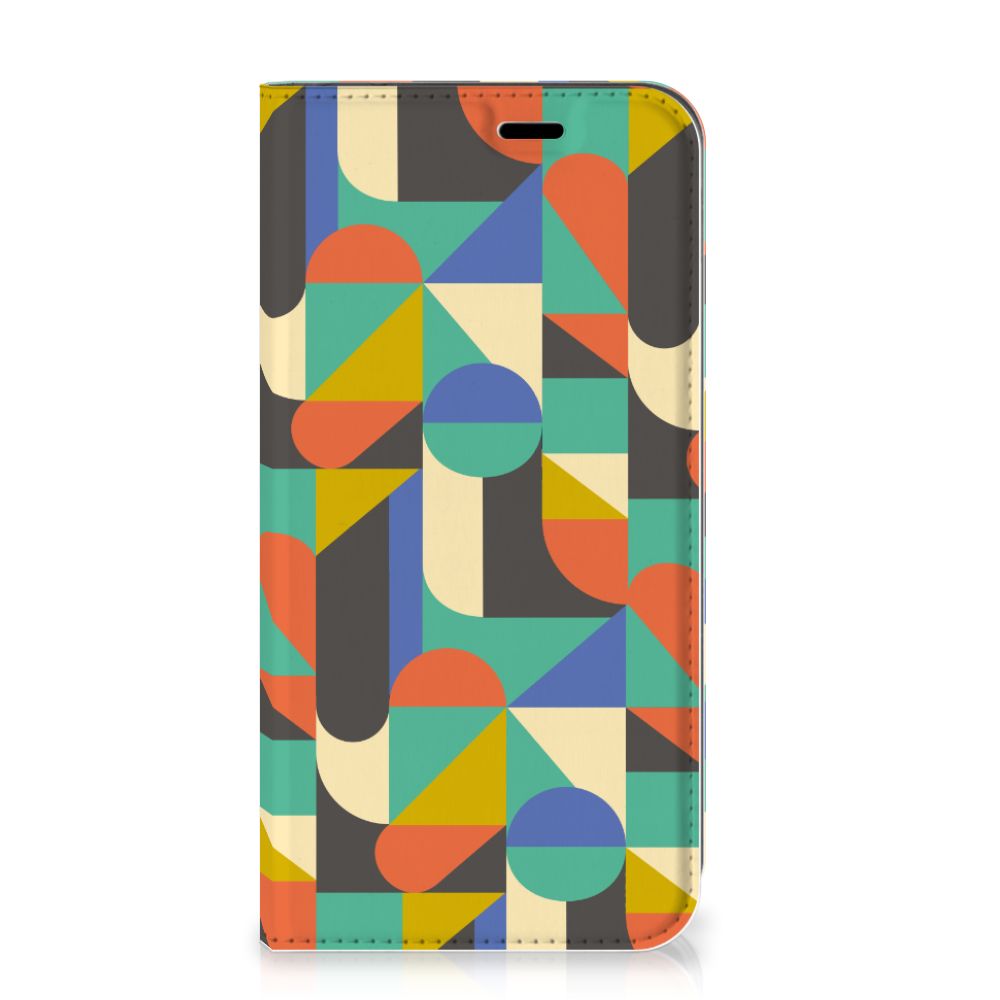 LG G8s Thinq Hoesje met Magneet Funky Retro