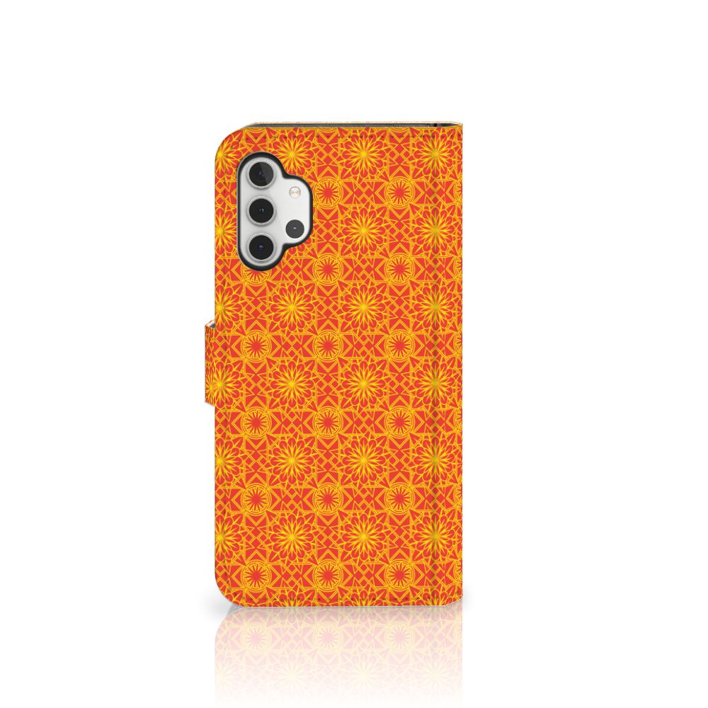 Samsung Galaxy A32 4G Telefoon Hoesje Batik Oranje