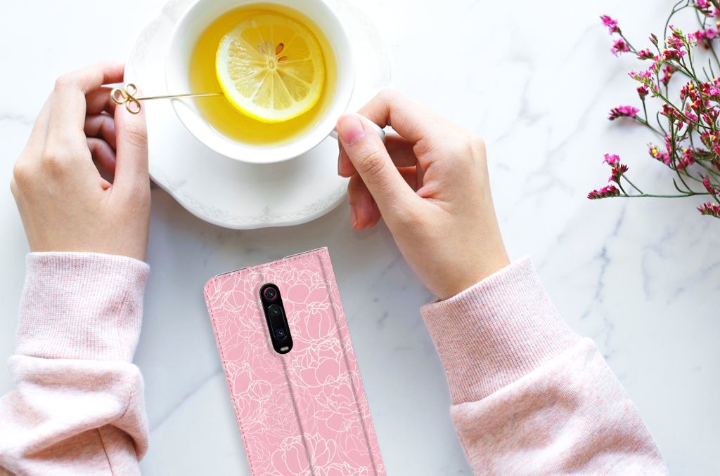 Xiaomi Redmi K20 Pro Smart Cover White Flowers - B2C Telecom