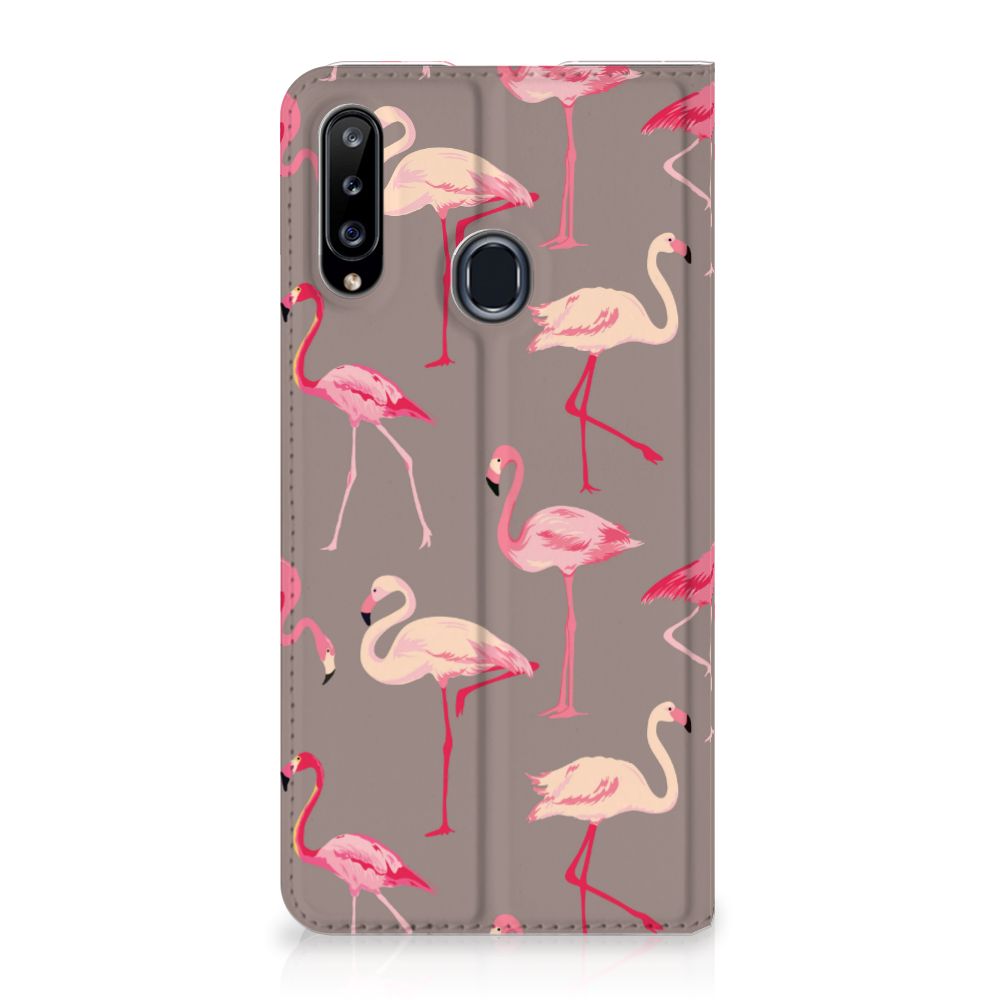 Samsung Galaxy A20s Hoesje maken Flamingo - B2C Telecom