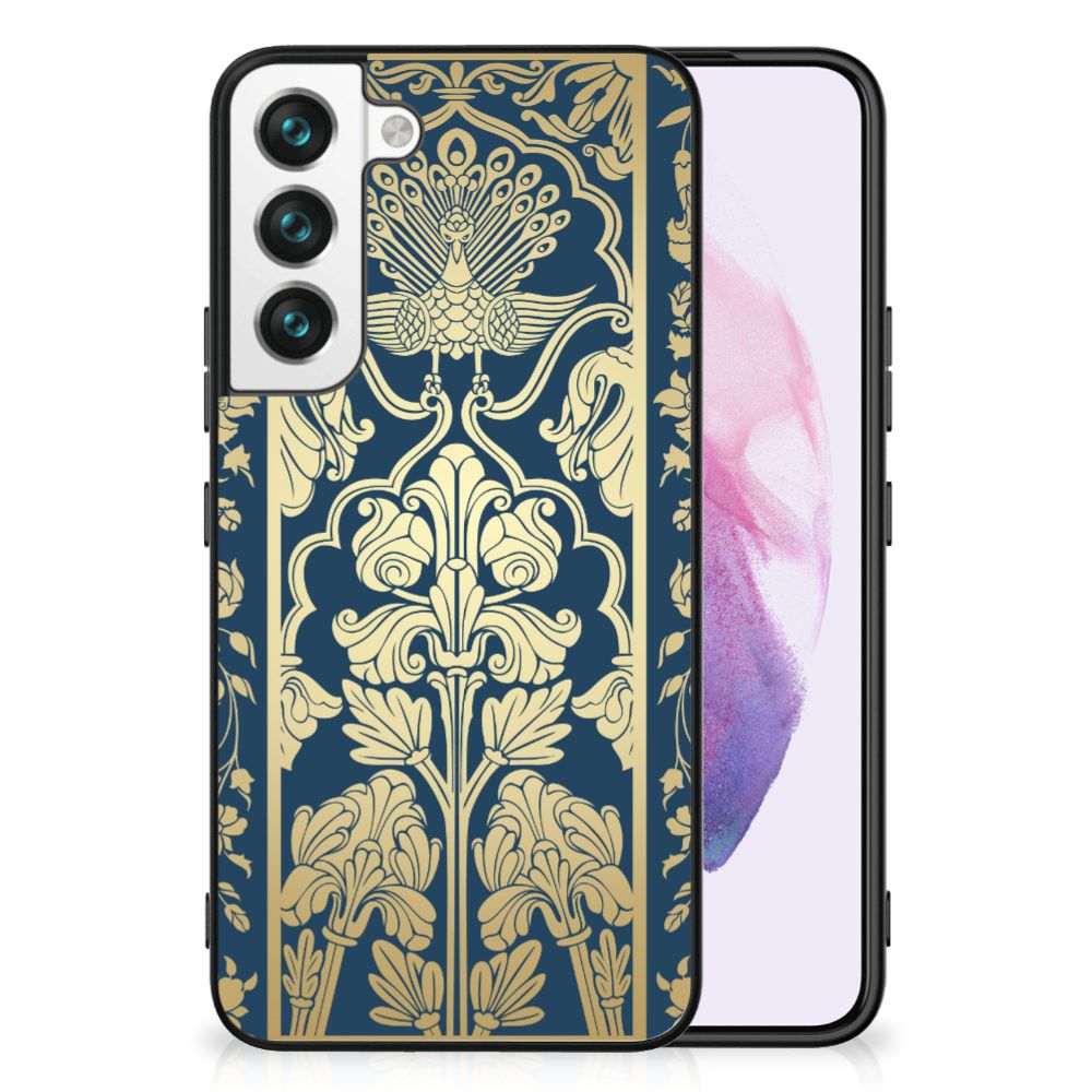 Samsung Galaxy S22 Bloemen Hoesje Beige Flowers