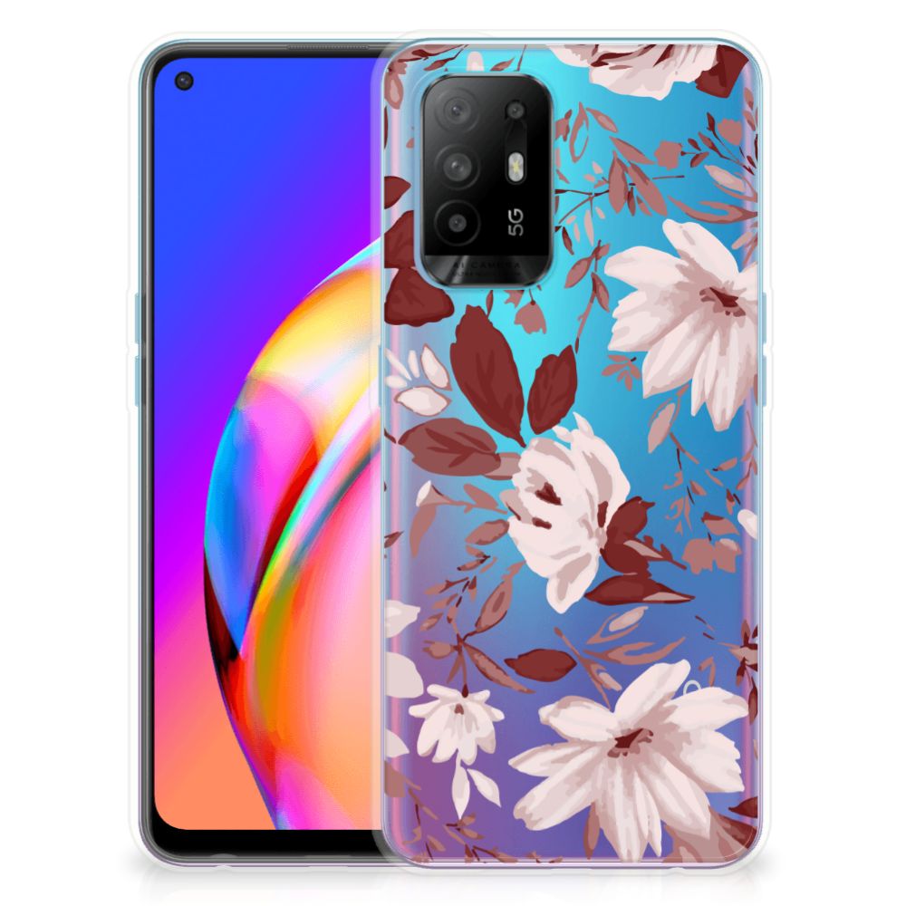 Hoesje maken OPPO A94 5G | Reno5 Z Watercolor Flowers