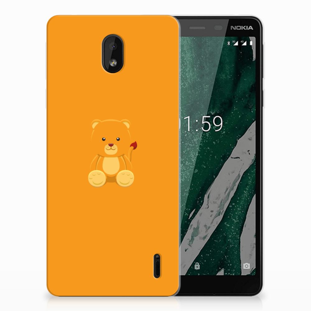 Nokia 1 Plus Telefoonhoesje met Naam Baby Beer