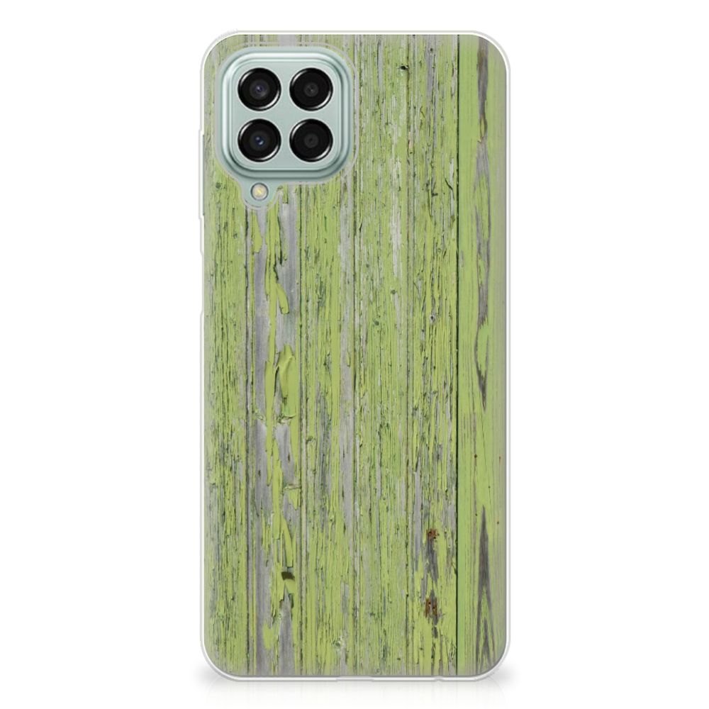 Samsung Galaxy M33 Bumper Hoesje Green Wood