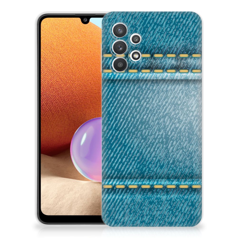 Samsung Galaxy A32 4G | A32 5G Enterprise Editie Silicone Back Cover Jeans B2C Telecom