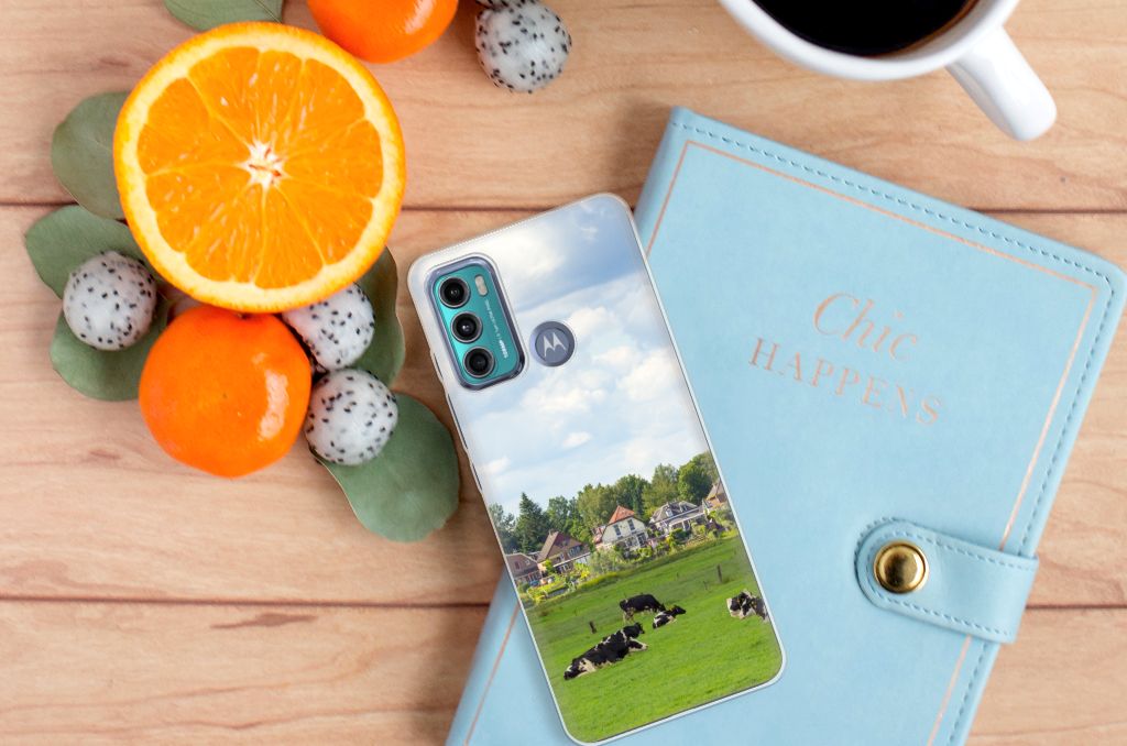Motorola Moto G60 TPU Hoesje Koeien B2C Telecom
