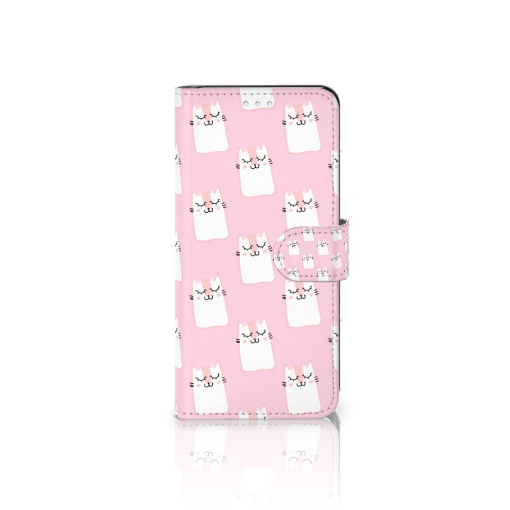 Samsung Galaxy S21 Telefoonhoesje met Pasjes Sleeping Cats