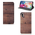 Apple iPhone Xs Max Book Wallet Case Old Wood