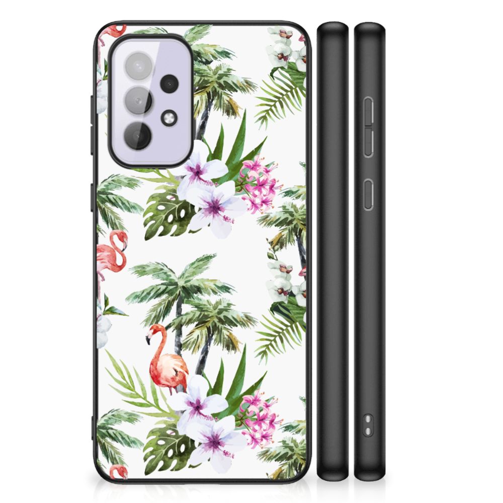 Samsung Galaxy A33 5G Dierenprint Telefoonhoesje Flamingo Palms B2C Telecom