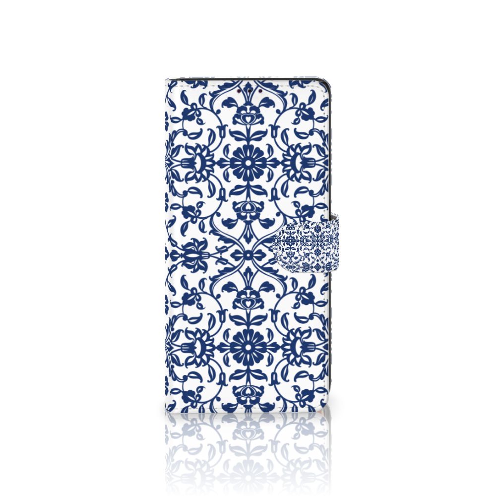 Samsung Galaxy Note20 Ultra Hoesje Flower Blue