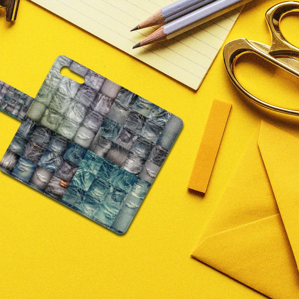 Wallet Case met Pasjes Sony Xperia X Compact Spijkerbroeken