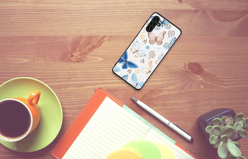 Dierenprint Telefoonhoesje voor Samsung Galaxy A13 5G | A04s Vlinder B2C Telecom