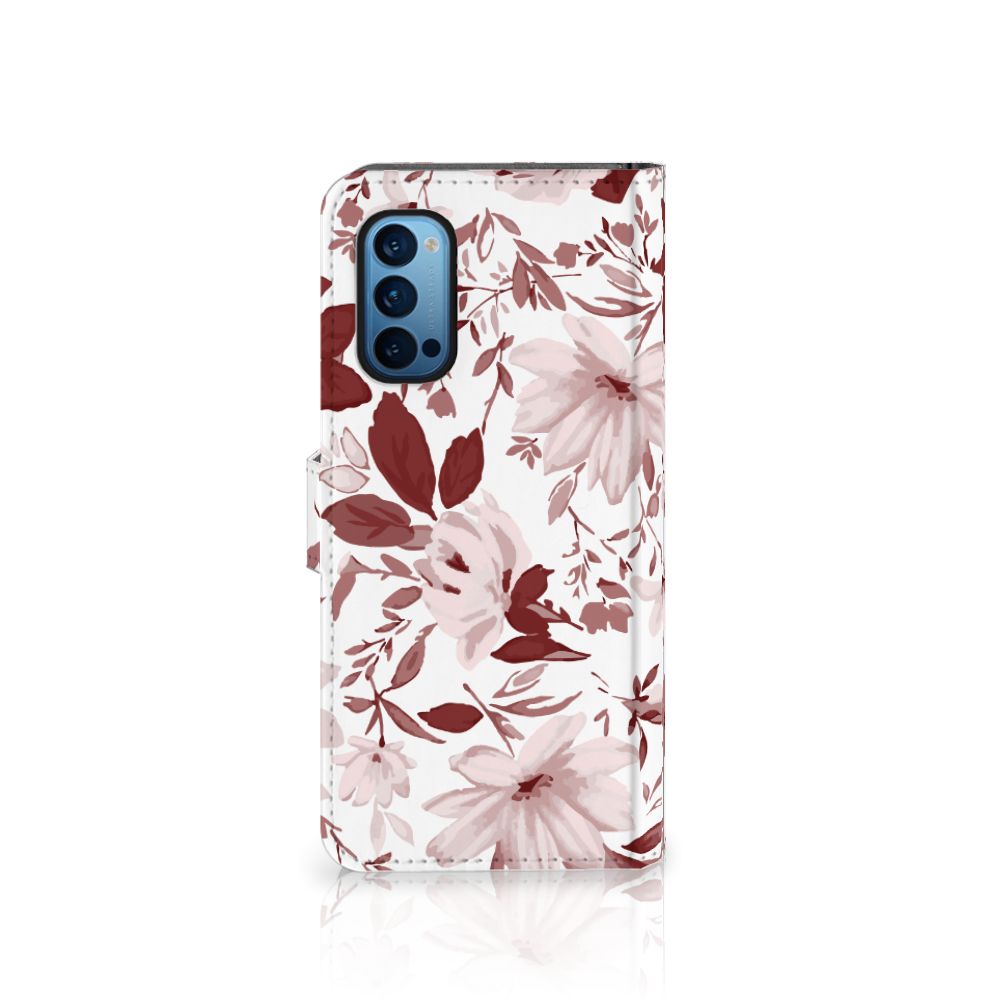 Hoesje OPPO Reno 4 Pro 5G Watercolor Flowers