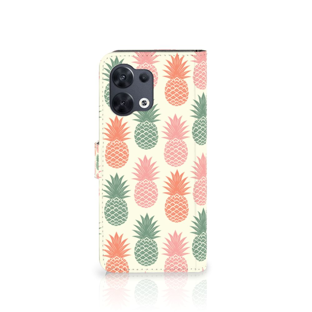 OPPO Reno8 Book Cover Ananas