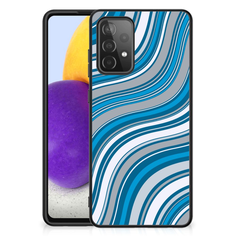 Samsung Galaxy A72 (5G/4G) Back Case Waves Blue