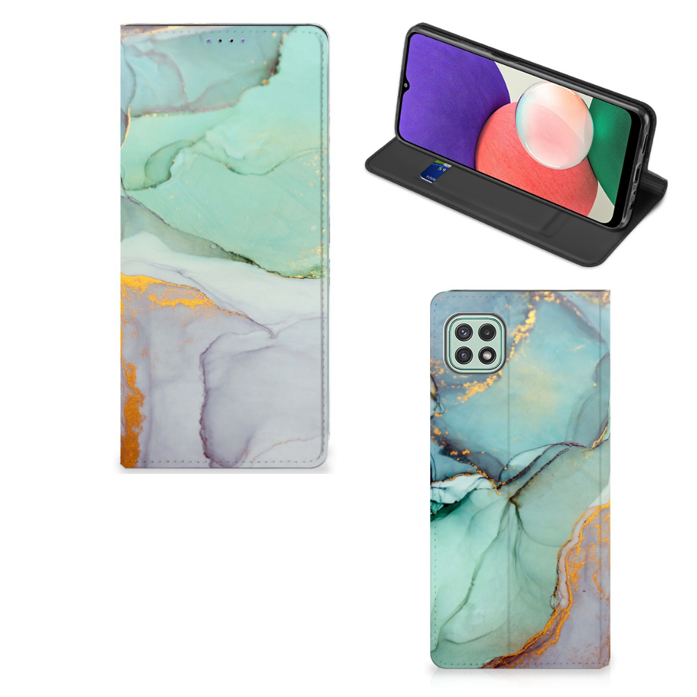 Bookcase voor Samsung Galaxy A22 5G Watercolor Mix - B2C Telecom