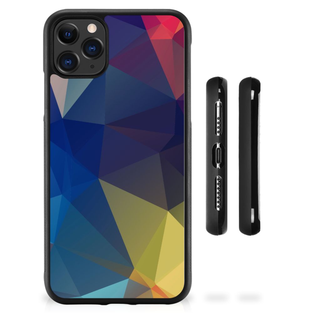 Apple iPhone 11 Pro Max Grip Case Polygon Dark B2C Telecom