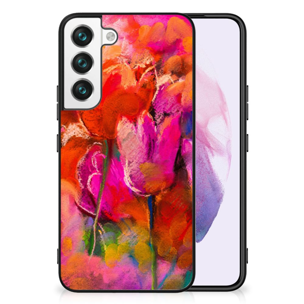 Kleurrijke Telefoonhoesje Samsung Galaxy S22 Tulips