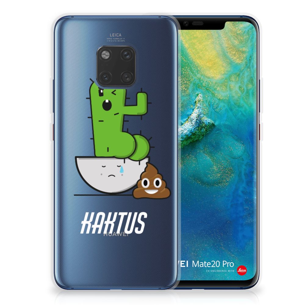 Huawei Mate 20 Pro Telefoonhoesje met Naam Cactus Poo