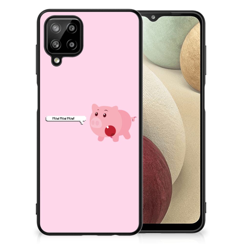 Samsung Galaxy A12 Hoesje Pig Mud