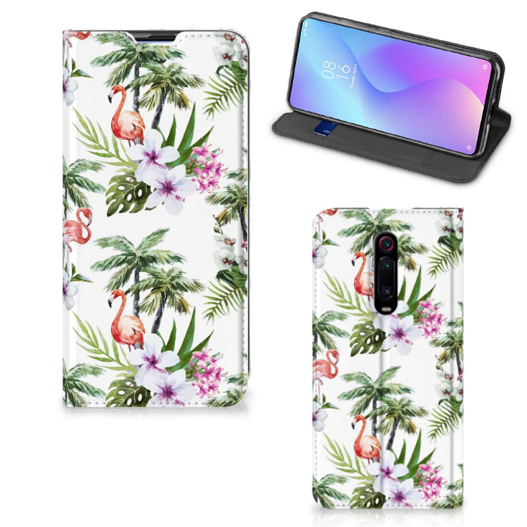 Xiaomi Redmi K20 Pro Hoesje maken Flamingo Palms - B2C Telecom