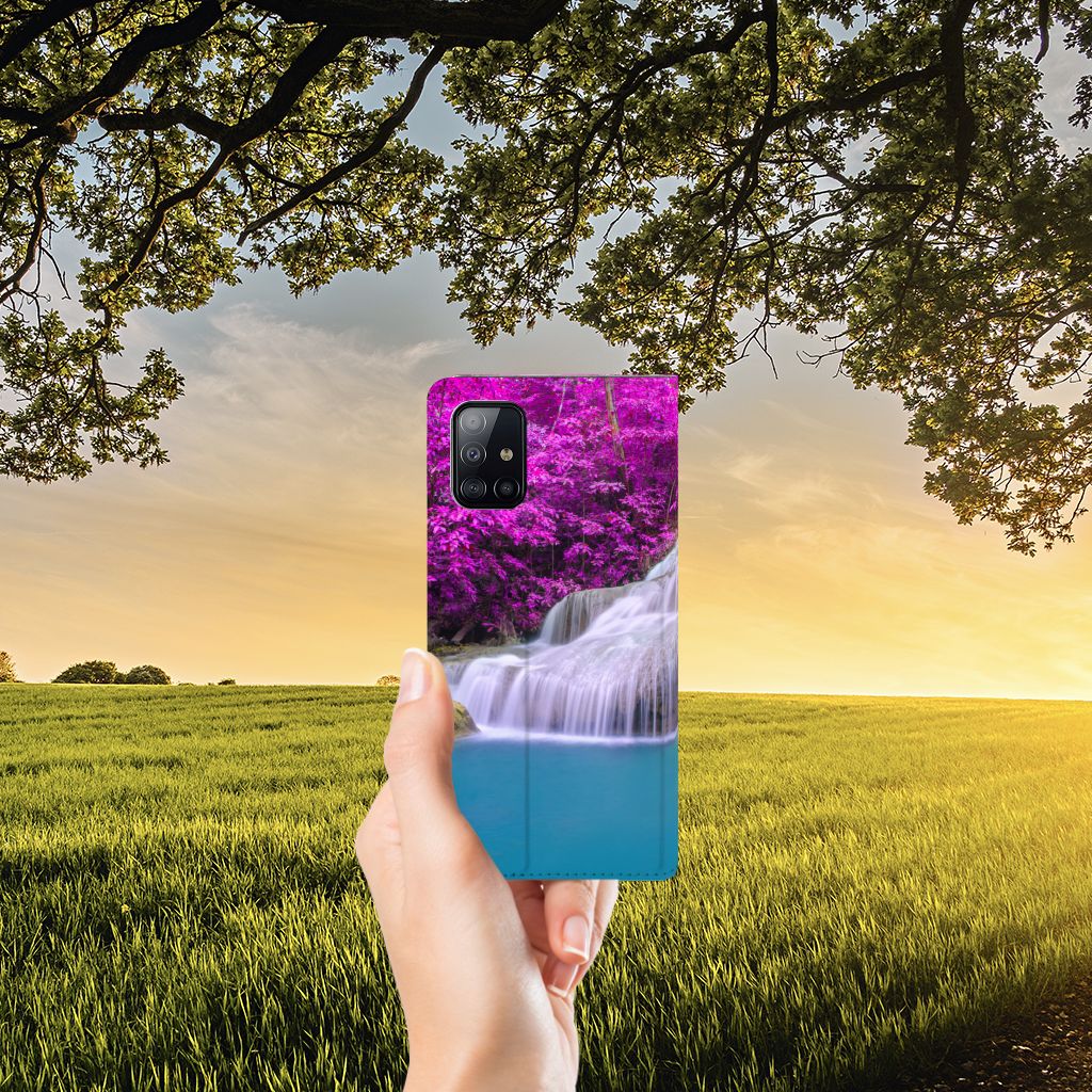 Samsung Galaxy A71 Book Cover Waterval - B2C Telecom