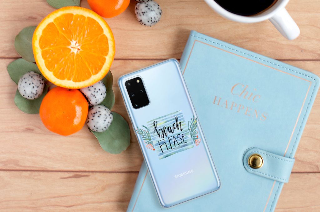 Samsung Galaxy S20 Plus Telefoonhoesje met Naam Boho Beach B2C Telecom