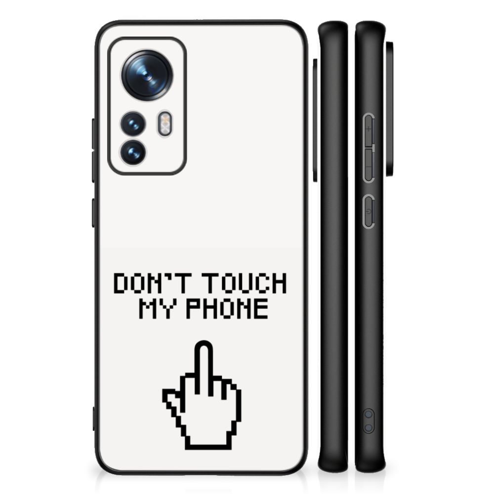 Xiaomi 12 | 12X Telefoon Hoesje Finger Don't Touch My Phone B2C Telecom