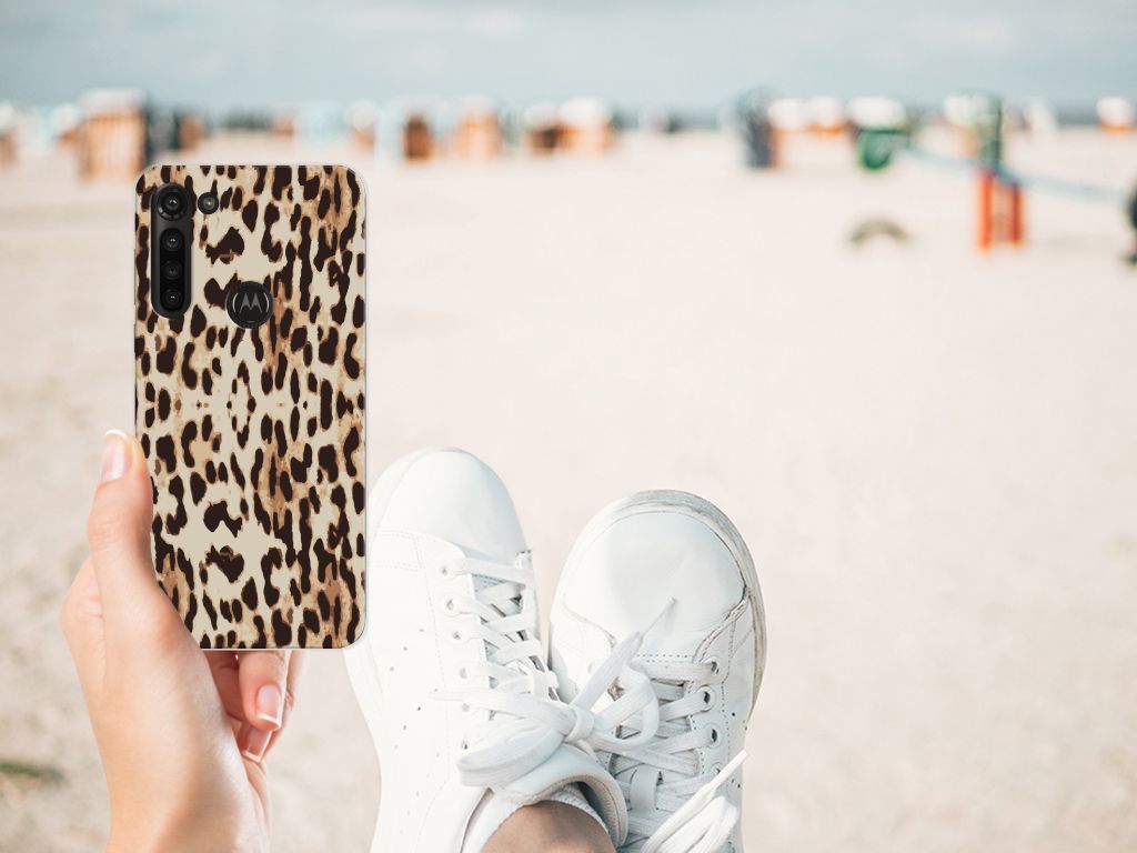 Motorola Moto G8 Power TPU Hoesje Leopard B2C Telecom