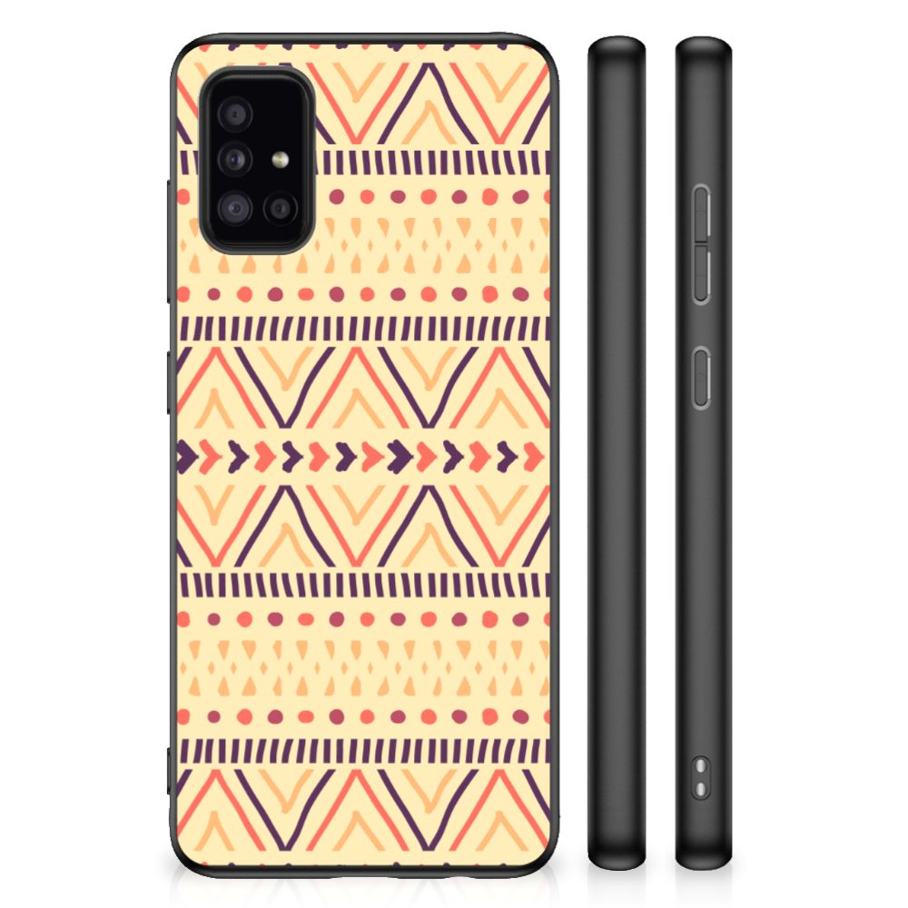 Samsung Galaxy A51 Bumper Case Aztec Yellow