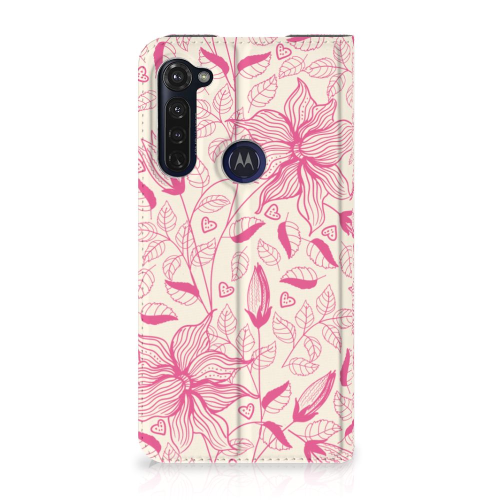 Motorola Moto G Pro Smart Cover Pink Flowers - B2C Telecom