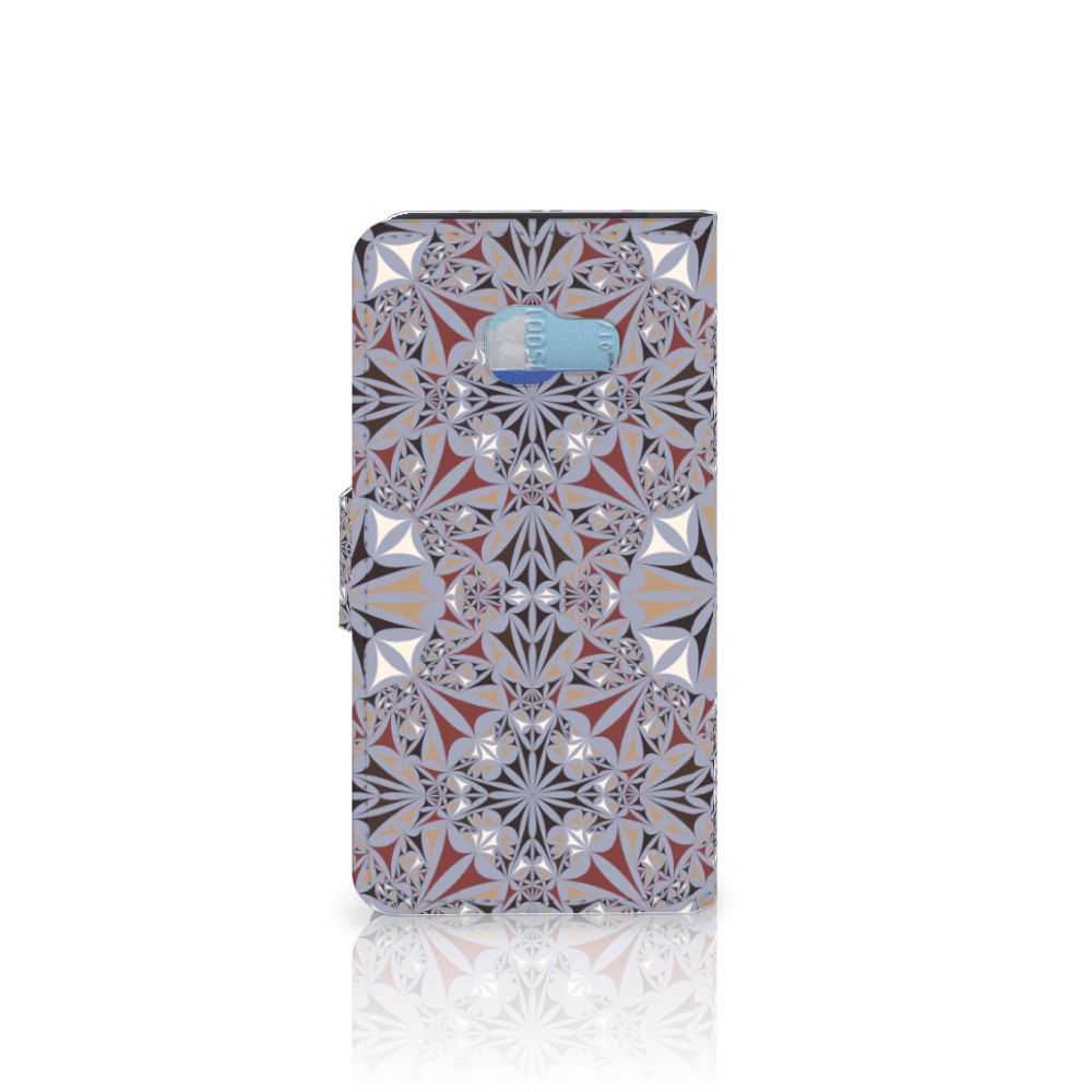Samsung Galaxy A3 2017 Bookcase Flower Tiles