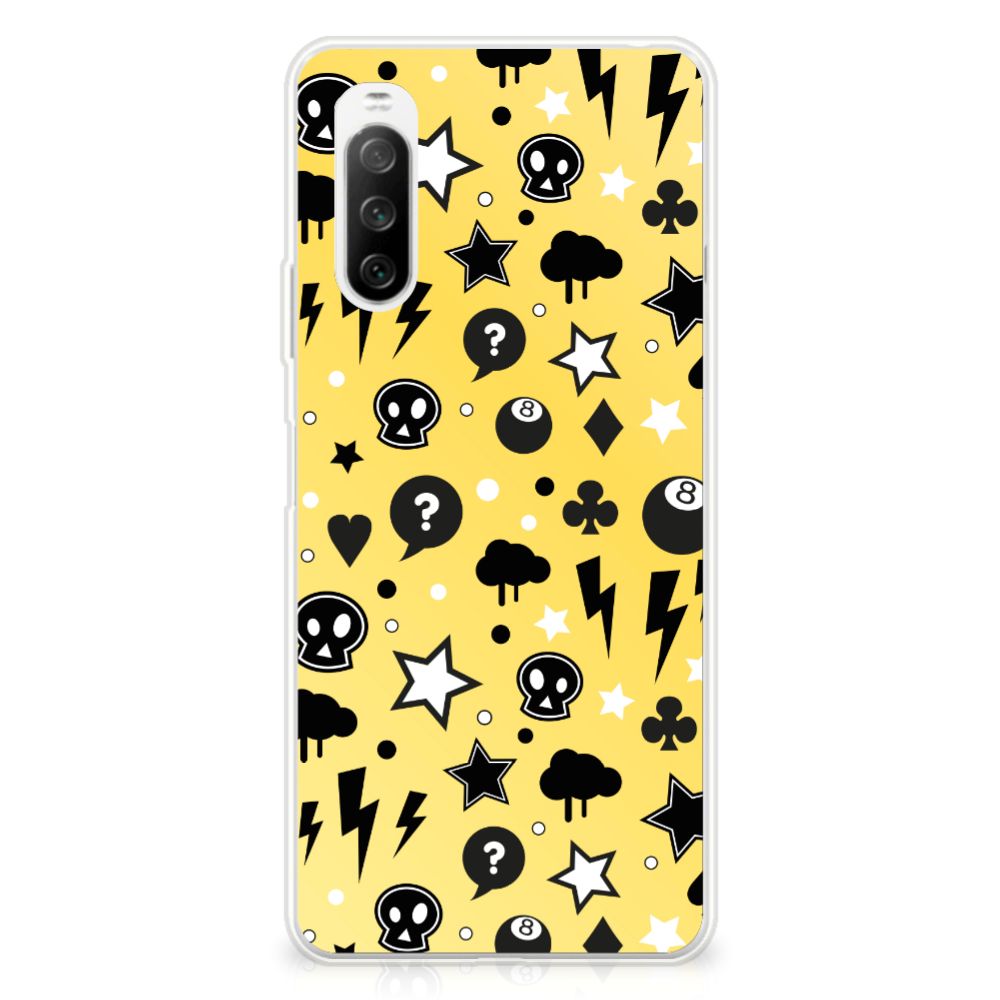 Silicone Back Case Sony Xperia 10 III Punk Geel