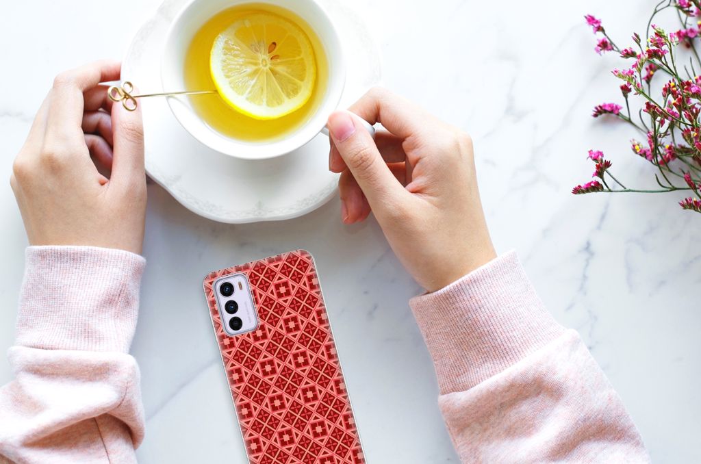 Motorola Moto G42 TPU bumper Batik Rood B2C Telecom