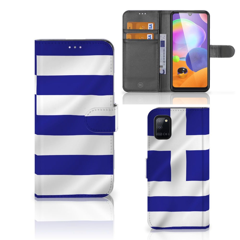 Samsung Galaxy A31 Bookstyle Case Griekenland