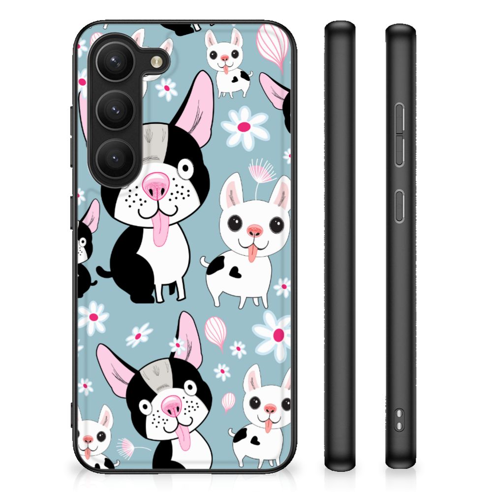 Samsung Galaxy S23 Dierenprint Telefoonhoesje Hondjes
