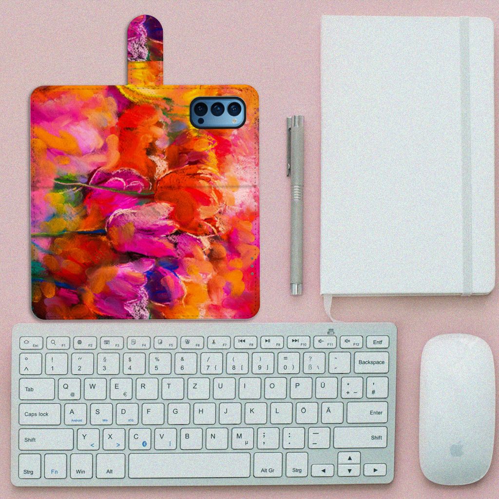 Hoesje OPPO Reno 4 Pro 5G Tulips