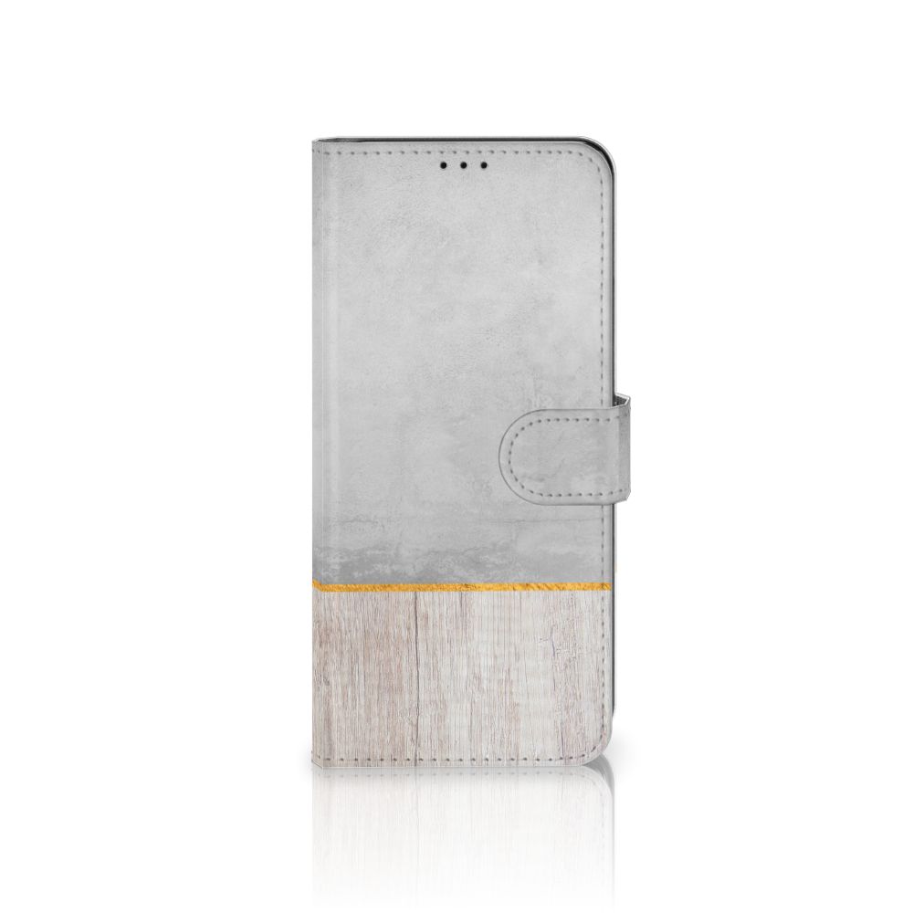 Samsung Galaxy S21 Ultra Book Style Case Wood Concrete