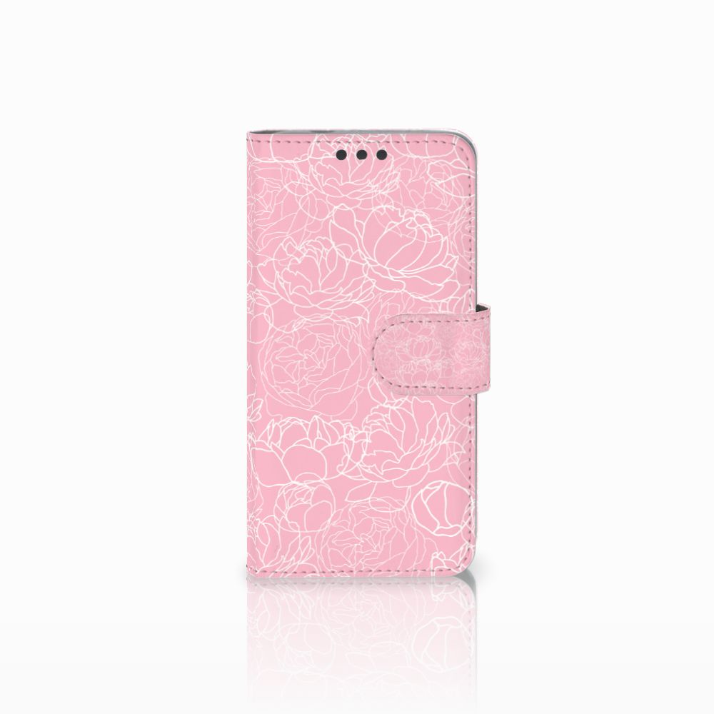 Microsoft Lumia 650 Hoesje White Flowers