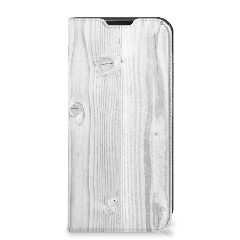 Samsung Galaxy Xcover 6 Pro Book Wallet Case White Wood - B2C Telecom