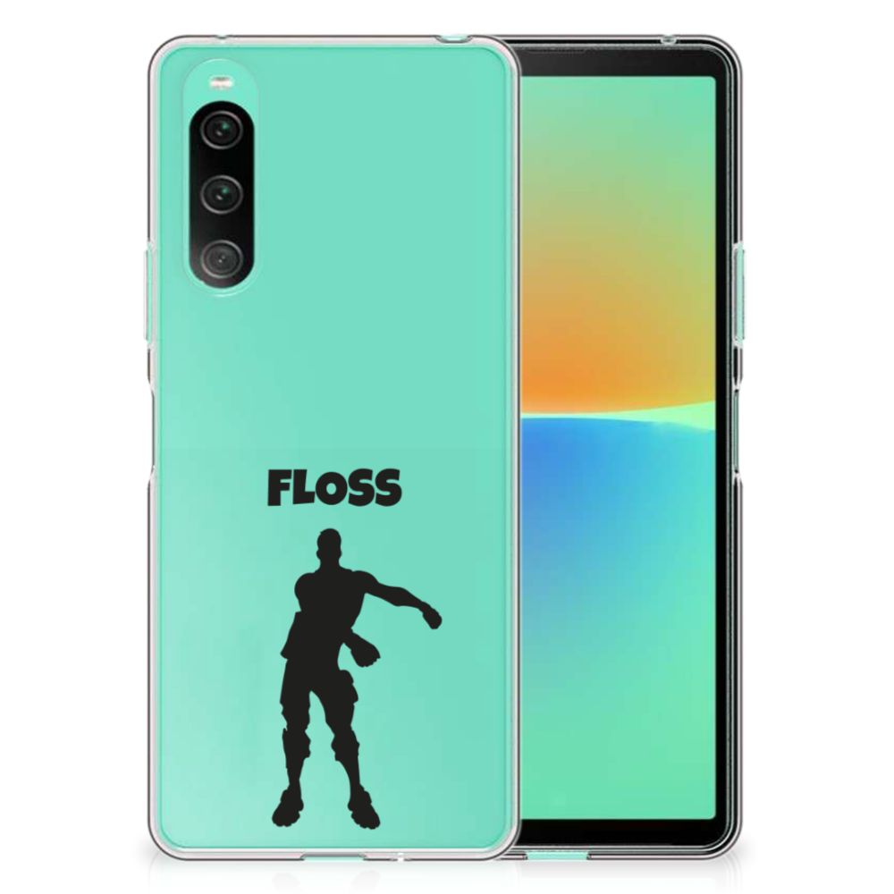 Sony Xperia 10 V Telefoonhoesje met Naam Floss