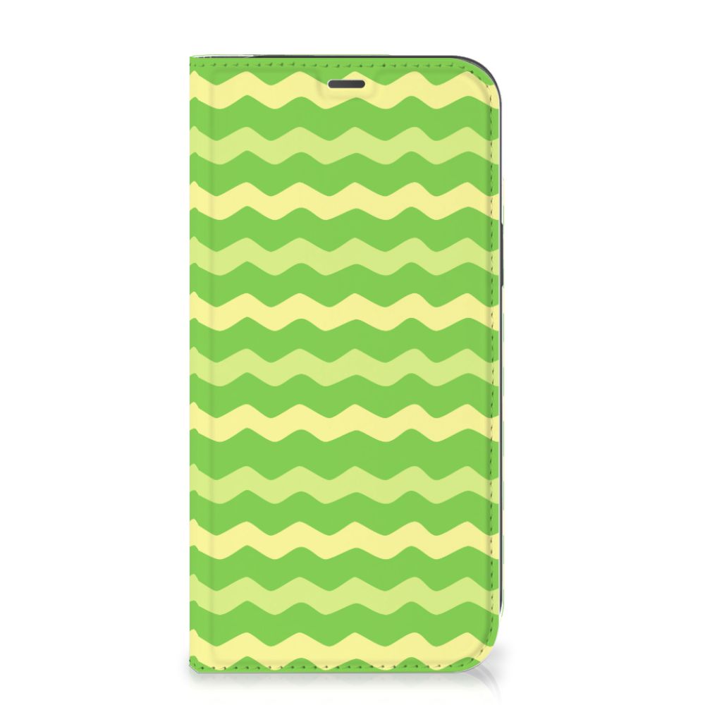 iPhone 12 Pro Max Hoesje met Magneet Waves Green - B2C Telecom