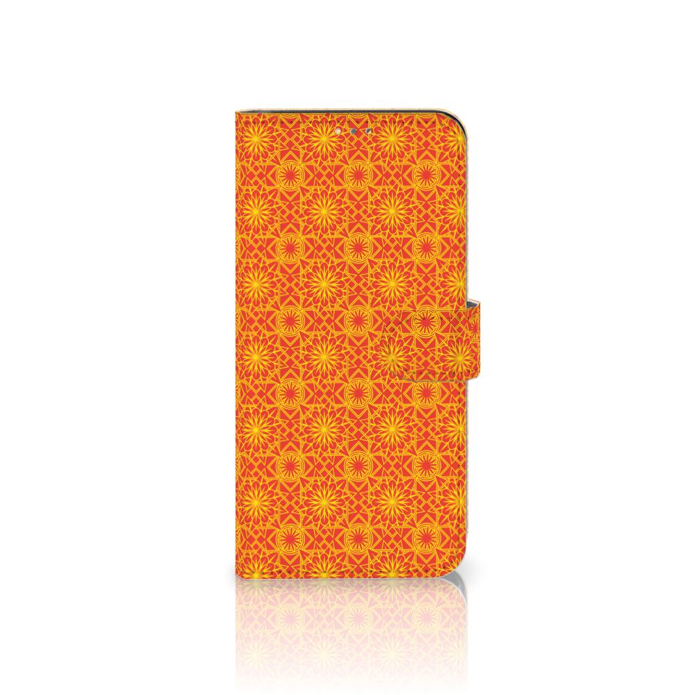OPPO A15 Telefoon Hoesje Batik Oranje